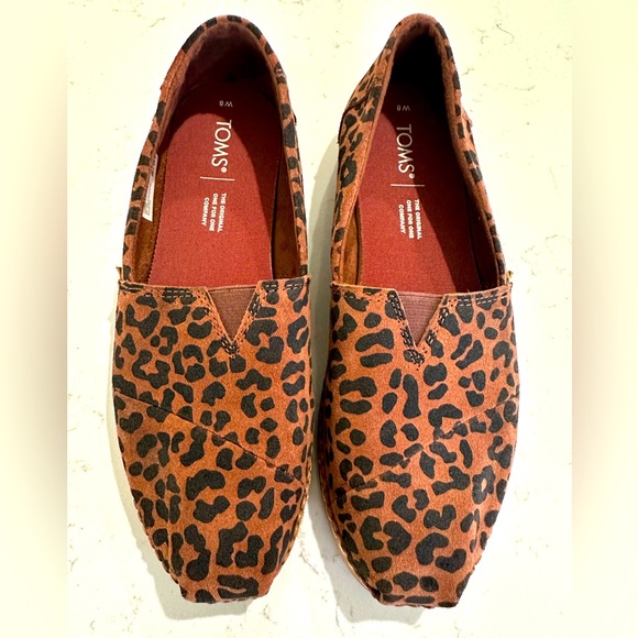 Toms Alpargata Leatherwrap size 8 - Picture 1 of 4